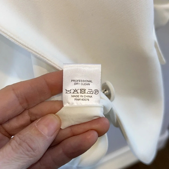 Generation Love  Madison Ruched Sleeve Blazer White - Picture 8 of 8